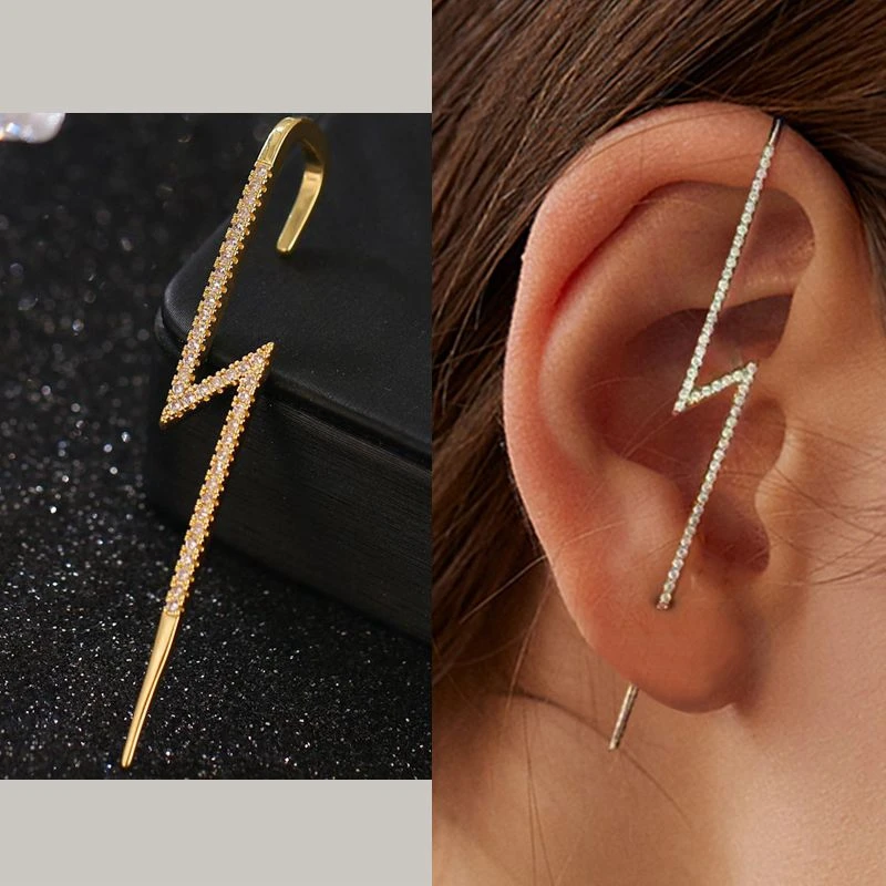 DAXI Вокруг ушей серьги перфорация сережки Повесить на уши гвоздики simplee 2020 женские