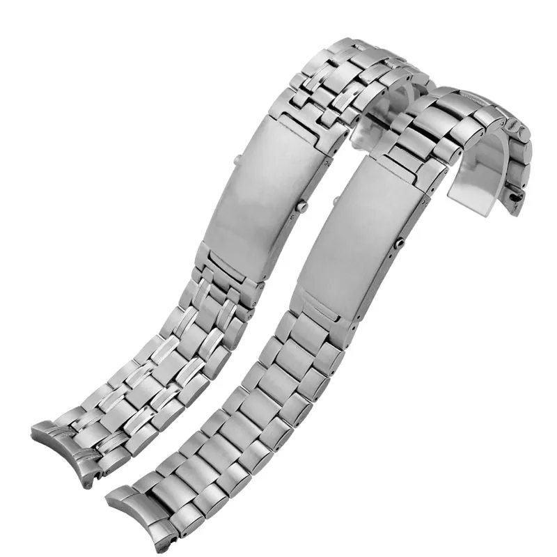 20mm 22mm Stainless streel  watch band silvery bracelet  replacement matel belt for Omega 007 watch accessories