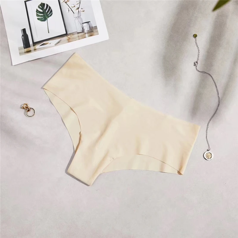 yellow Exclusive new Sexy Seamless Briefs Fashion pink letters printing Women Panties Low Waist Briefs woman Underwear M/L - Цвет: yellow
