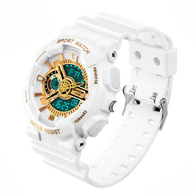 SANDA военные часы водонепроницаемые спортивные светодиодный цифровые лучший