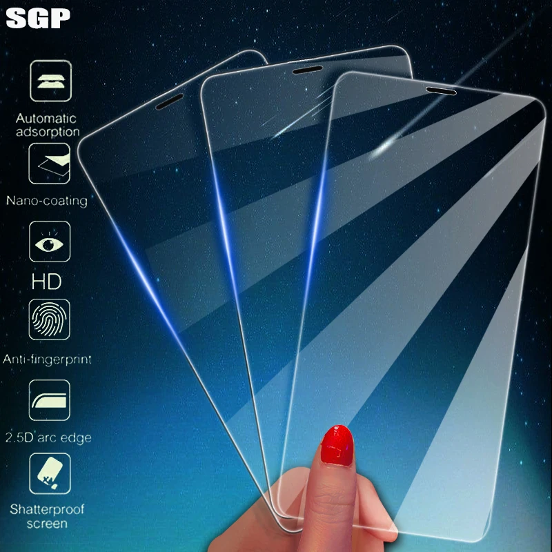3PCS Screen Protectors on For iPhone 11 Pro Max tempered Glass Film On X XR XS Protective To Edge pro max | Мобильные телефоны и