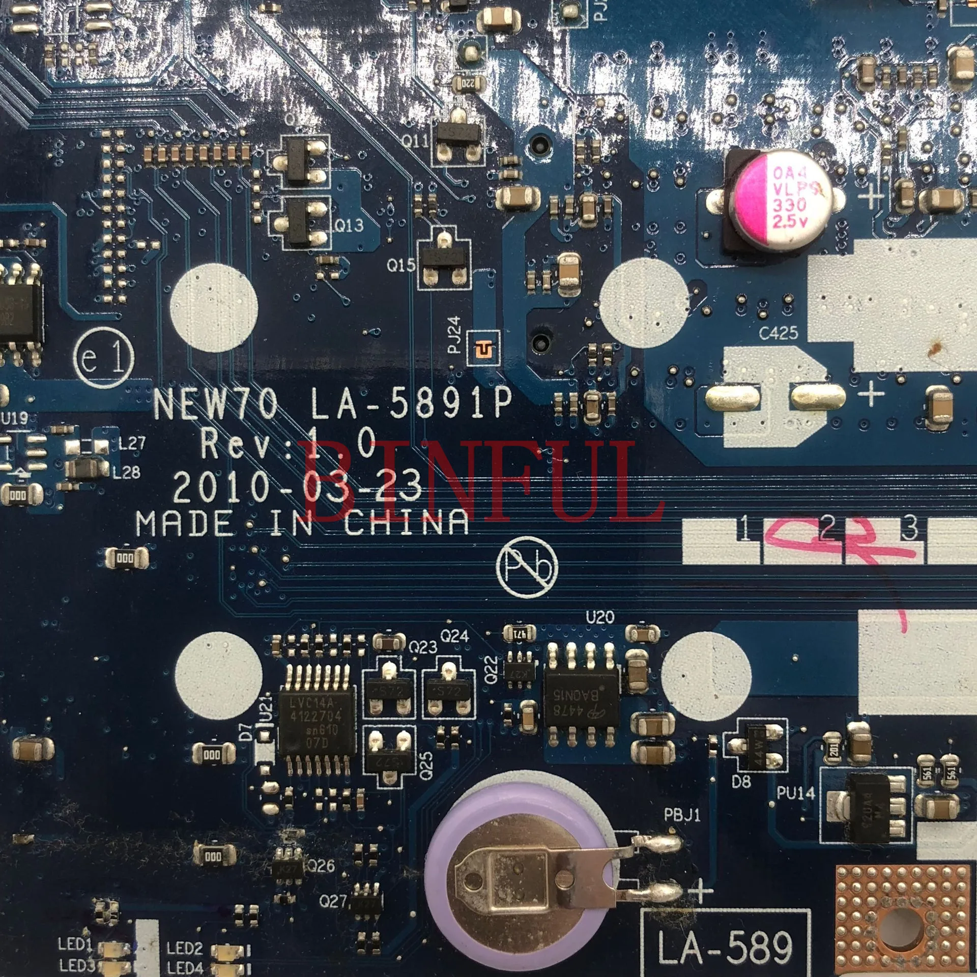 Высокое качество для acer aspire 5741 5741G 5742 5742G материнская плата для ноутбука NEW70 LA-5891P HM55 HD5470 512M DDR3 полностью протестирована