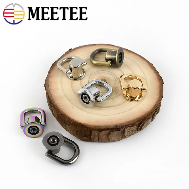 5/10/20 шт. 10 мм D кольцо сумка ручки цепочка крючок боковой зажим винт гвоздь