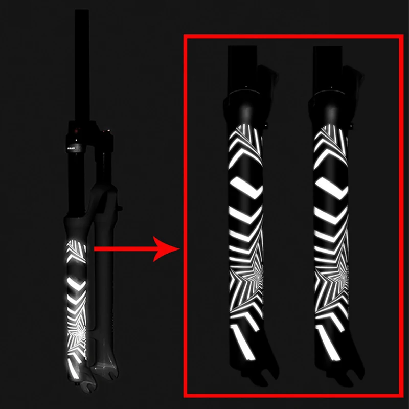 Наклейки ENLEE для горного велосипеда 3D отражающие наклейки|Наклейки на велосипед|