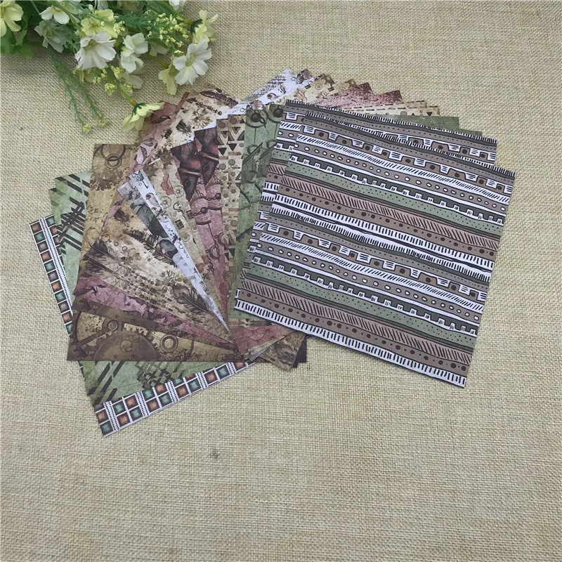 Бумажная бумага с цветочным узором для скрапбукинга 24 листа 6 дюймов | Дом и сад