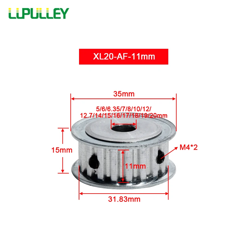 Синхронный шкив LUPULLEY для 3D принтеров 20 зубов XL 5 08 мм|Шкивы| |
