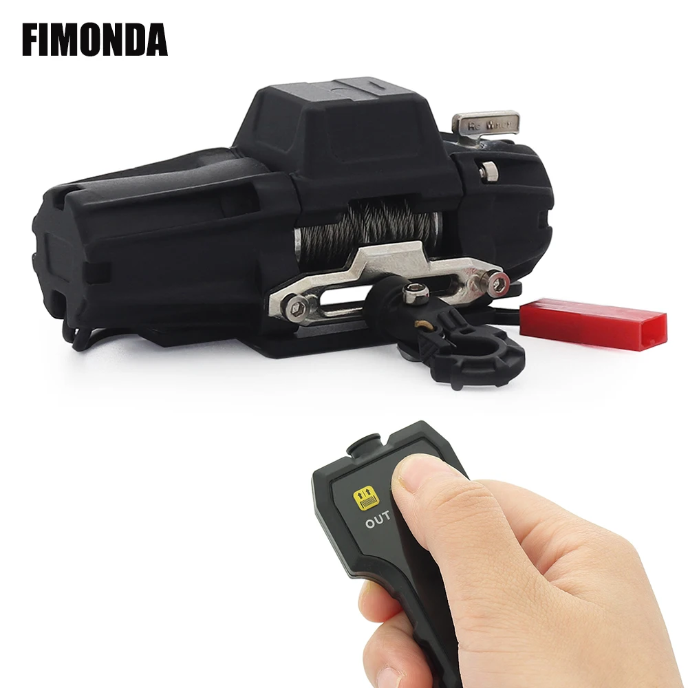 1/10 металлическая электрическая лебедка Беспроводная система дистанционного