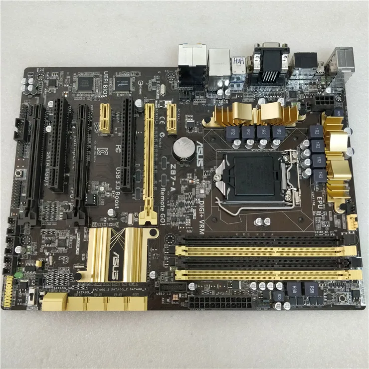 Б/у материнская плата Z87 Socket LGA 1150 i7 i5 i3 DDR3 32G SATA3 USB3.0 ATX для Asus|motherboard z87|z87 motherboardlga |
