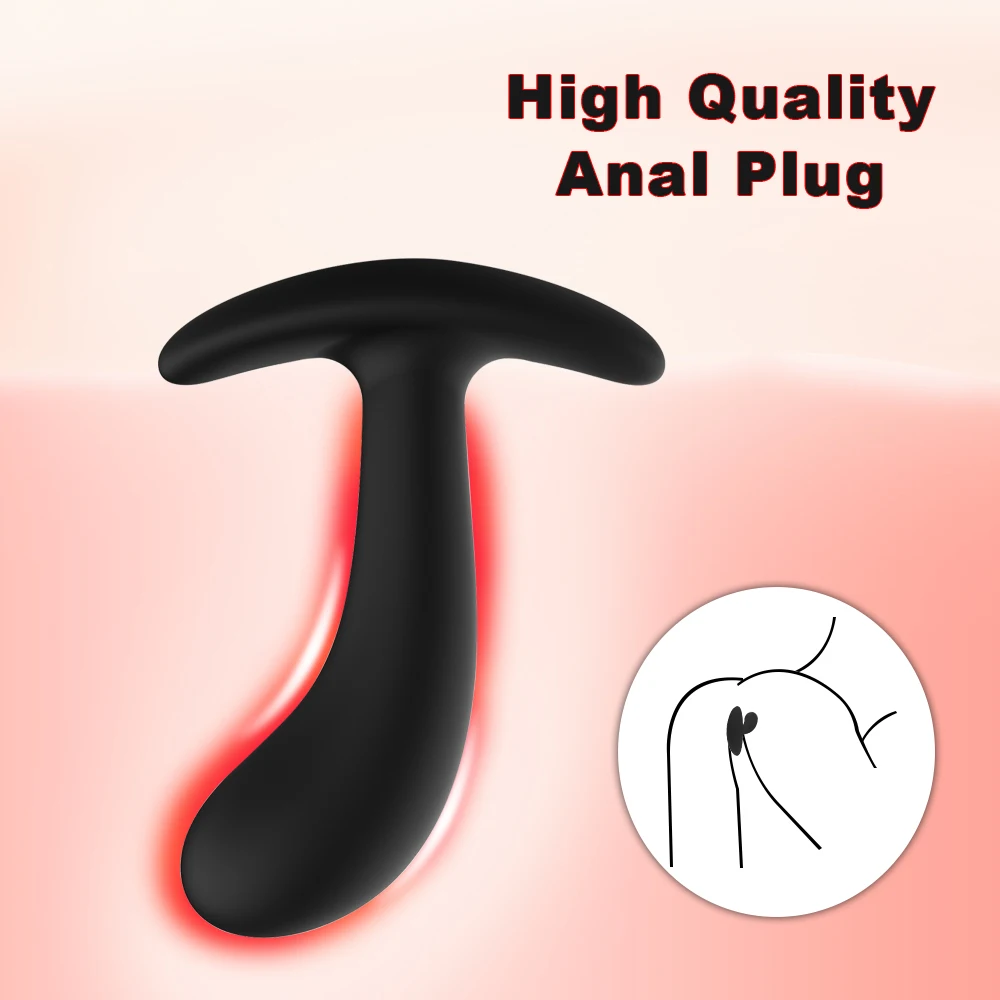 3 Silicone Anal Plugs Training Set Bullet Dildo Vibrator Sex Toys For Women Male Prostate Massager Butt Plug Gay Adults 18 | Красота и