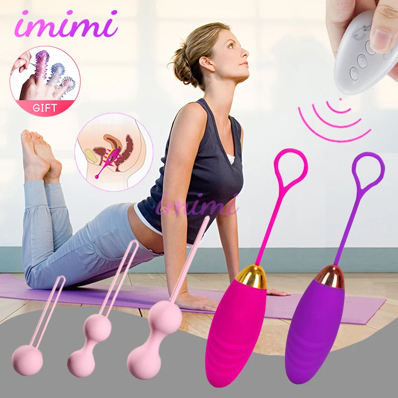 Вибратор для влагалища шарик Кегеля вибрирующее яйцо женщин тренажер укрепления