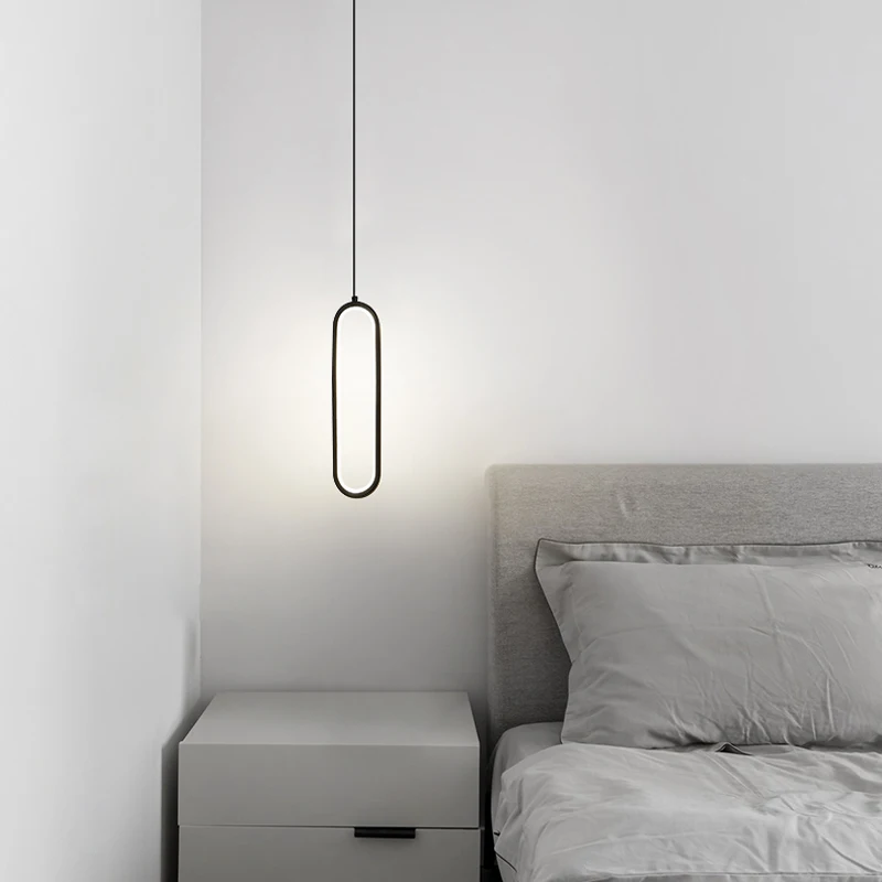 Люстра прикроватная в скандинавском стиле для спальни простой стильный