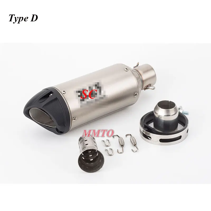 Akrapovic Escape Moto 51 мм выхлопная труба мотоцикла SC глушитель для мотокросса Pitbike YZF Ninja400