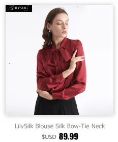LilySilk Шелковый Камзол стильные удобные Cowls женские мягкие Новые