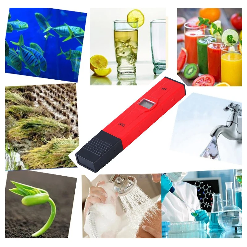 Портативный ЖК-цифровой рН-метр ручка для тестирования точность 0 1 аквариум