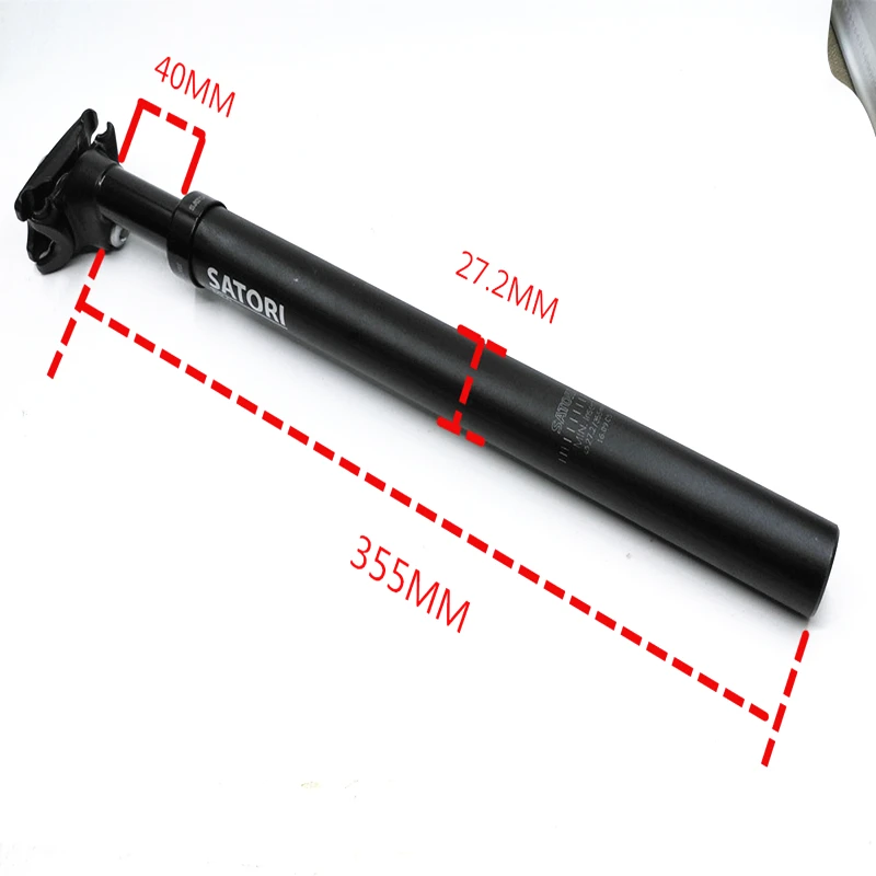 Taiwan SATORI bicycle seatpost 27.2*355 mm 474g MTB suspension road mountain bike seat post bicycle parts
