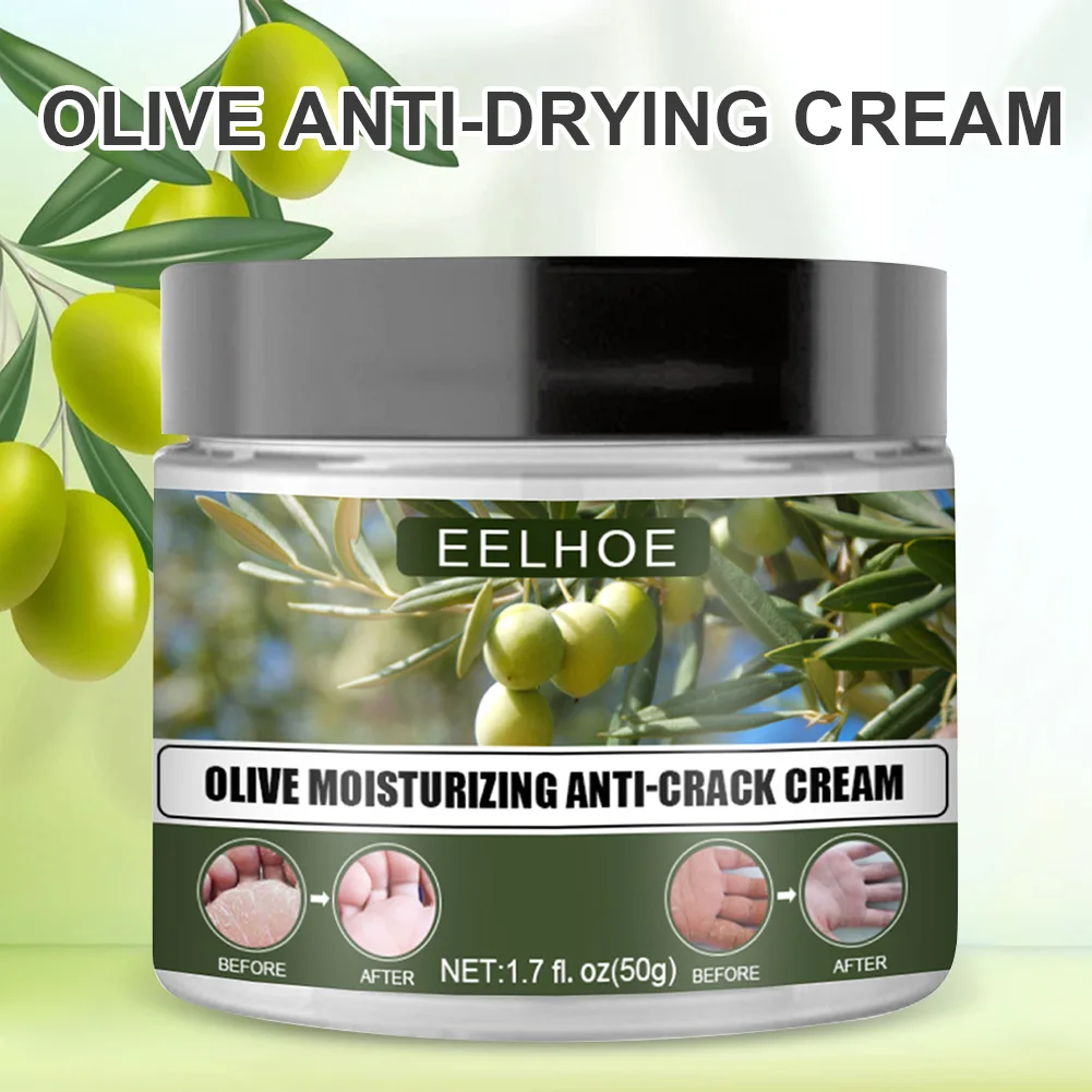 

Natural Olive Anti-Drying Crack Foot Cream Cracked Heel Dead Skin Removal Cream Foot Moisturizer Foot Care Foot Care Tool
