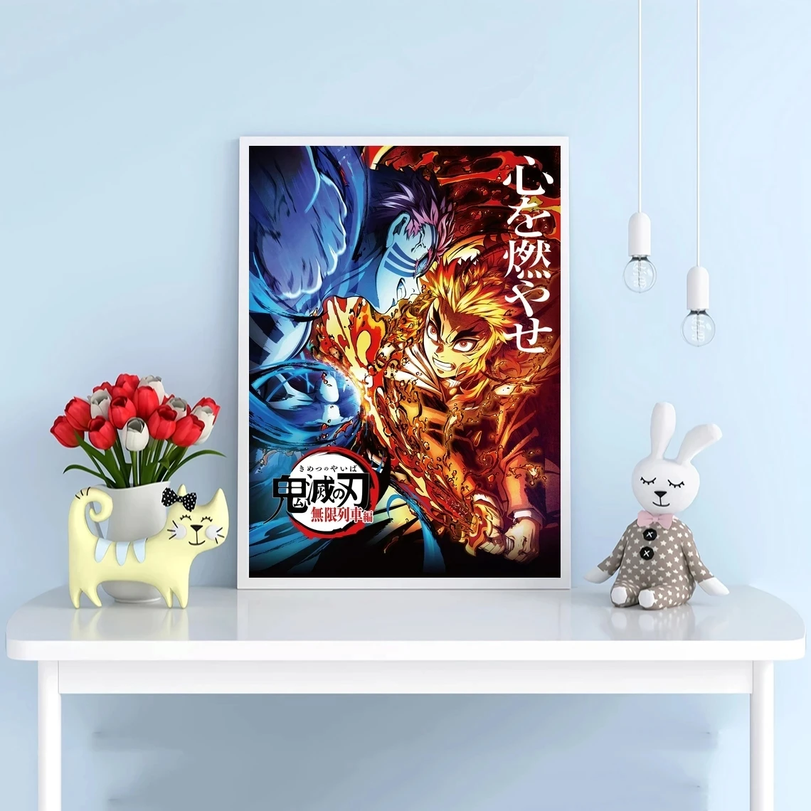 

Demon Slayer Blade Infinite Train Anime Poster Prints And Unframed Canvas Prints Home Decoration Painting No Frame