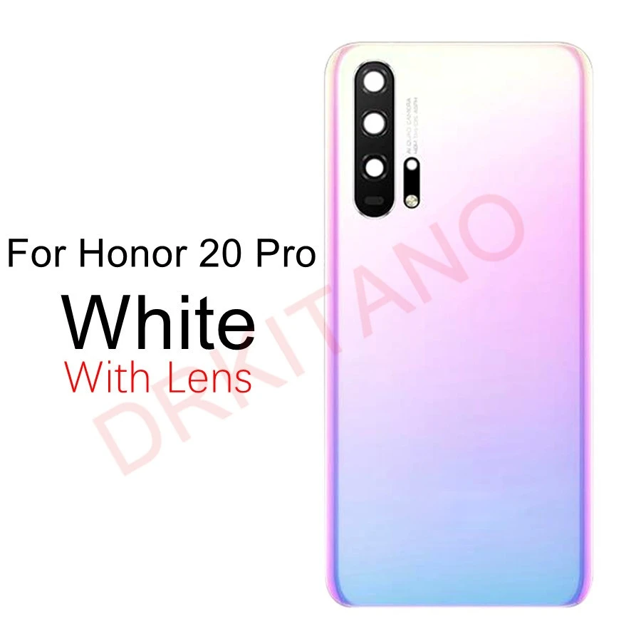 Задняя крышка батарейного отсека V20 для Huawei Honor 20/20 Pro/View 20 стеклянная панель