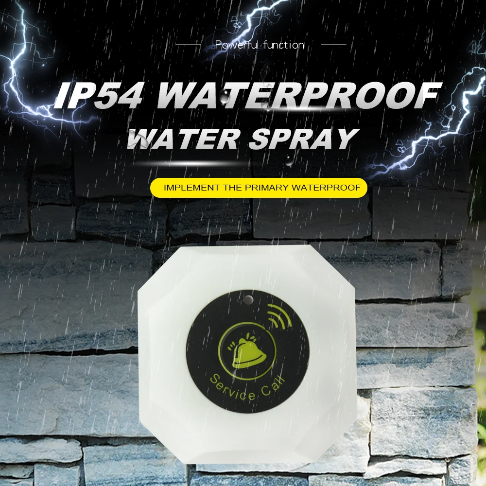 CATEL 2 часы 20 кнопок вызова сильный сигнал Беспроводная система передатчик пейджер