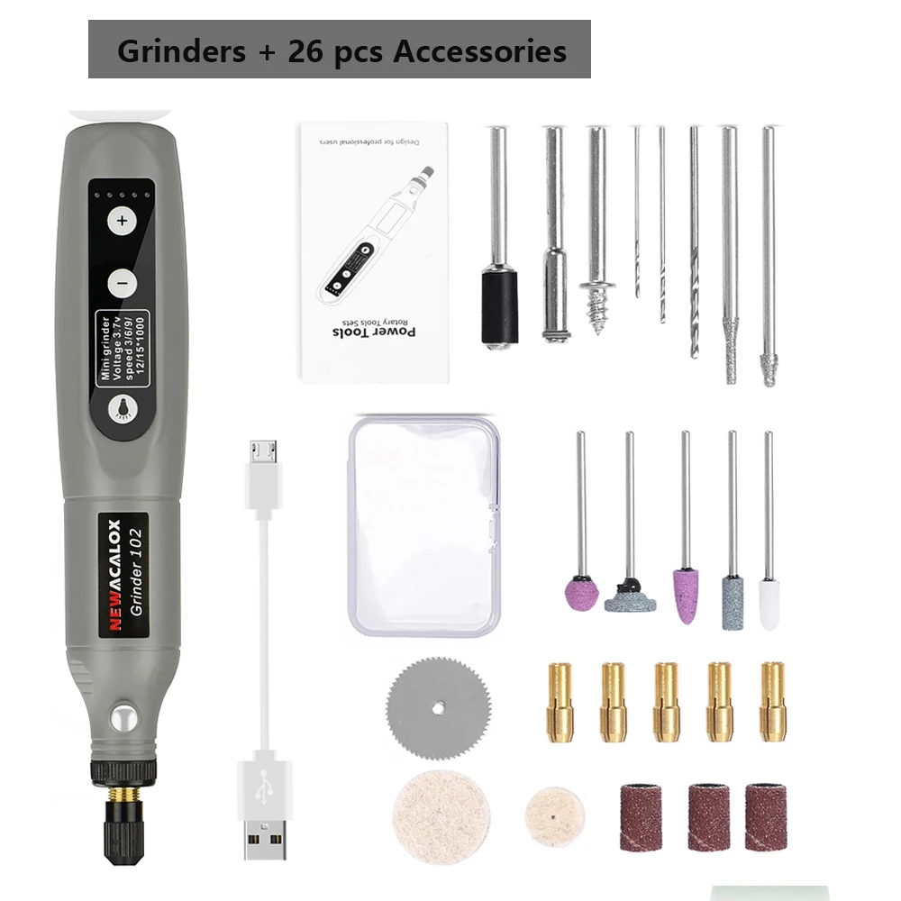 

NEWACALOX Мини-шлифмашина набор из 5 шт.