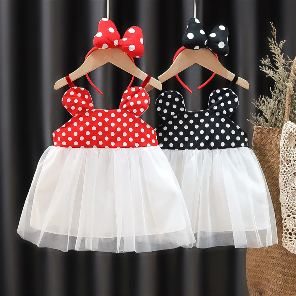 

Baby Girls Dresses Summer Short-sleeved Lace Mesh Knee-Length Christmas Dress Girl Cartoon Casual Cartoon Ball Gown Dresses
