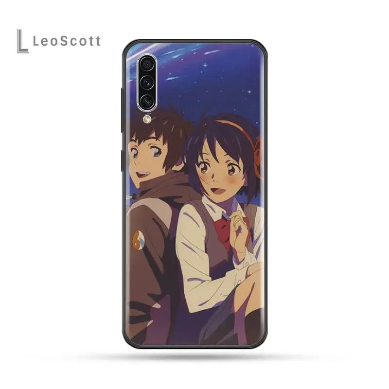 

Japanese Anime Your Name Kimi no Na wa Phone Case For Samsung A20 A30 30s A40 A7 2018 J2 J7 prime J4 Plus S5 Note 9 10 Plus
