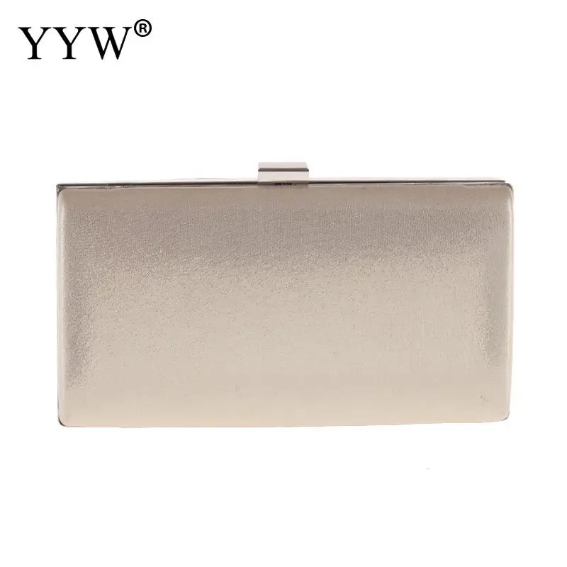 gold YYW Фиолетовый клатч женская Дамская сумочка для вечеринок элегантный свадебный кошелек с цепочкой клатч женские вечерние женские кожаные сумки femme - Цвет: gold