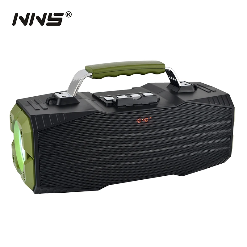 NNS NS-Q57 портативный Bluetooth Speake с ручкой светодиодный фонарик Поддержка FM радио USB TF