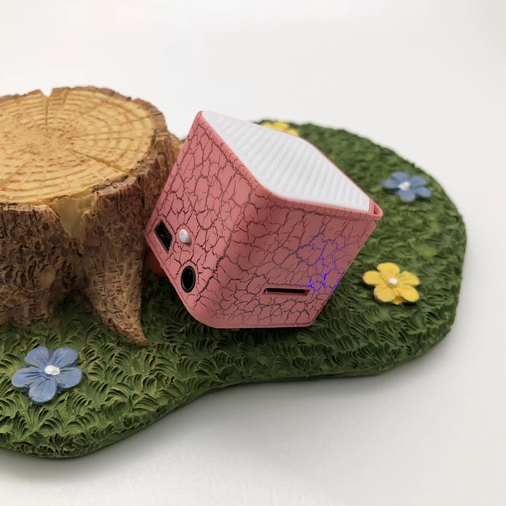 Новый портативный динамик мини проводной светодиодный TF USB FM стерео звук s MP3