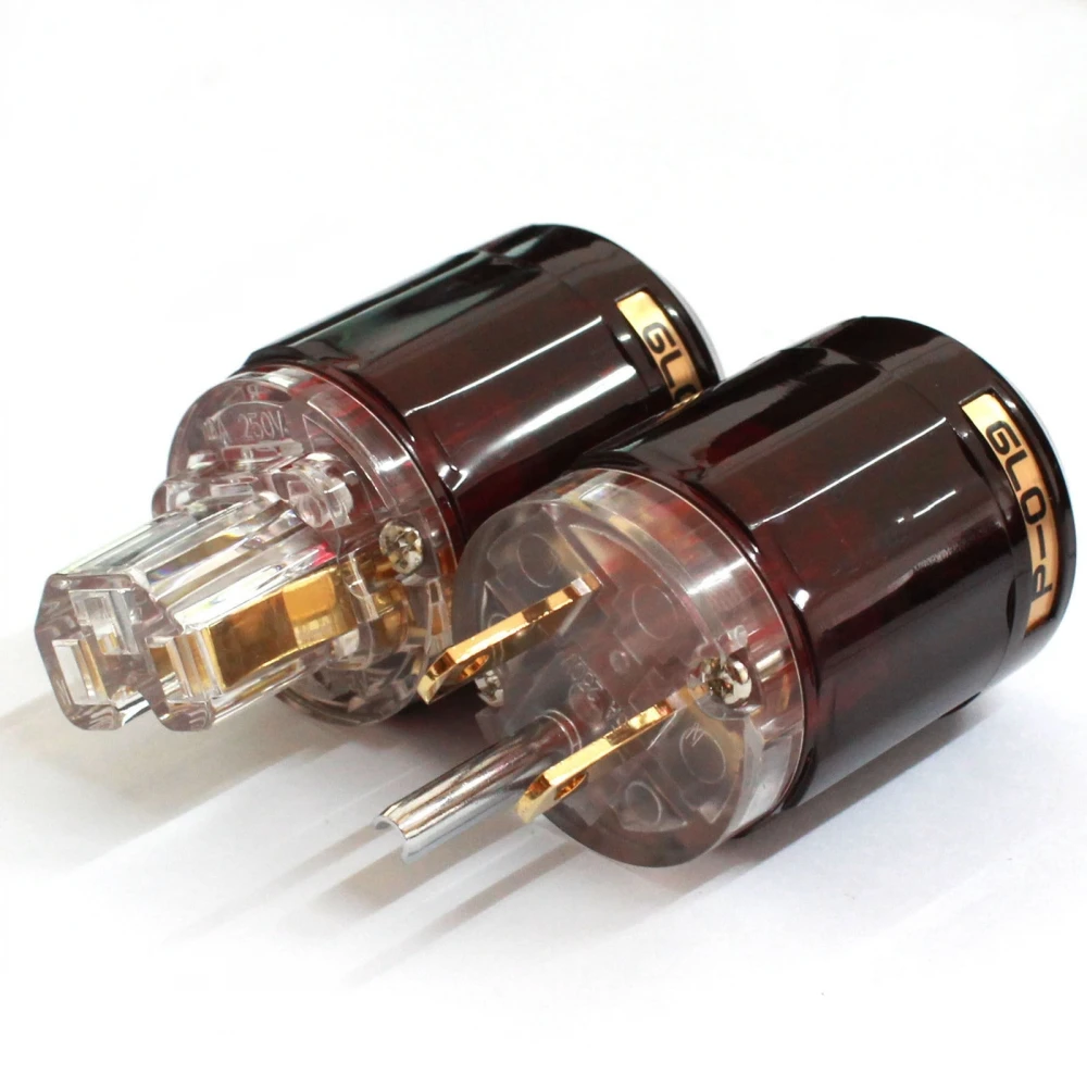 HIFI Oyaide C 079 P US Вилка питания 24k позолоченный Аудио разъем IEC Женский Мужской