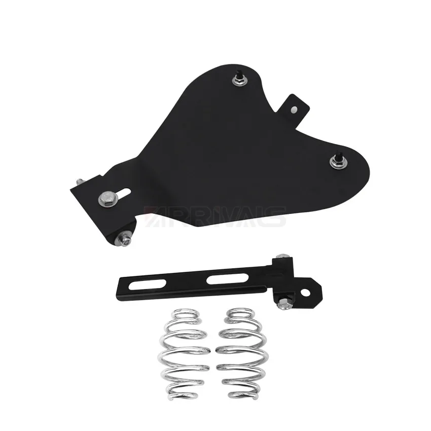 Bronze 3" Motorcycle Solo Seat Spring Steel Driver Hardware Bracket Mount Kit For Harley Bobber Chopper Custom Moto |