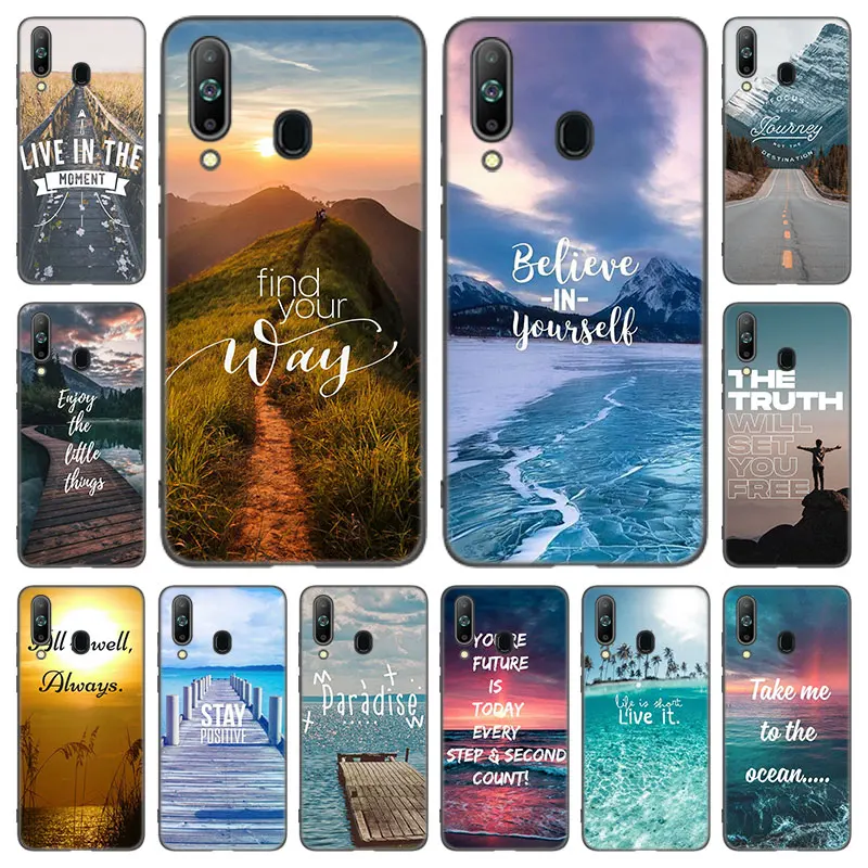 Mountain Sea Beach Travel Case For Samsung A01 A03 Core A10 A20 A30 A50 S A20E A40 A41 A51 5G A5 2017 A6 A8 Plus A7 A9 2018