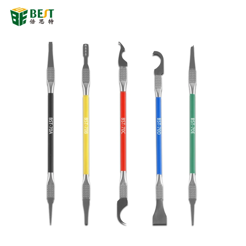 

Лучший 70 нержавеющая сталь ЦП краубар удаление клея для Мобильный телефон материнская плата BGA чип DIY инструмент Открытие скребок