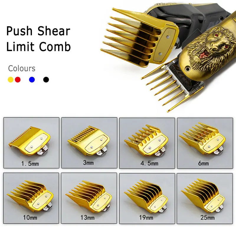 8pcs Professional Cutting Guide Comb Hairdressing Tool 1.5mm 3mm Set Colorful Limit for Electric Hair Trimmer Shaver | Красота и