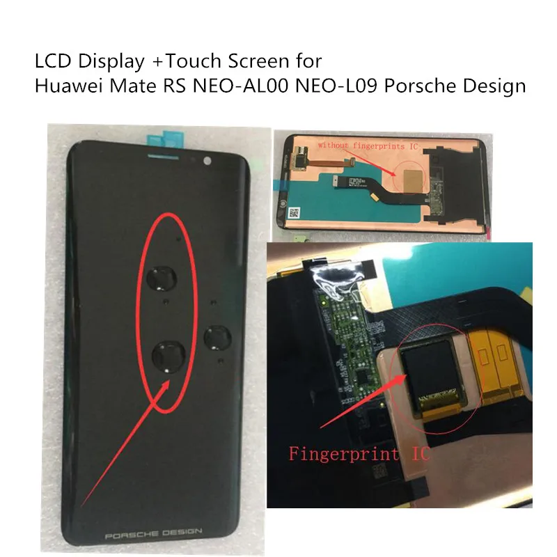 ЖК-дисплей для Huawei Mate RS NEO-AL00 Porsche дизайнерский экран дисплея + сенсорная панель