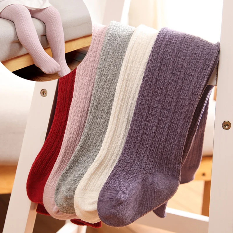 Новинка детские колготки для новорожденных девочек мягкие трикотажные