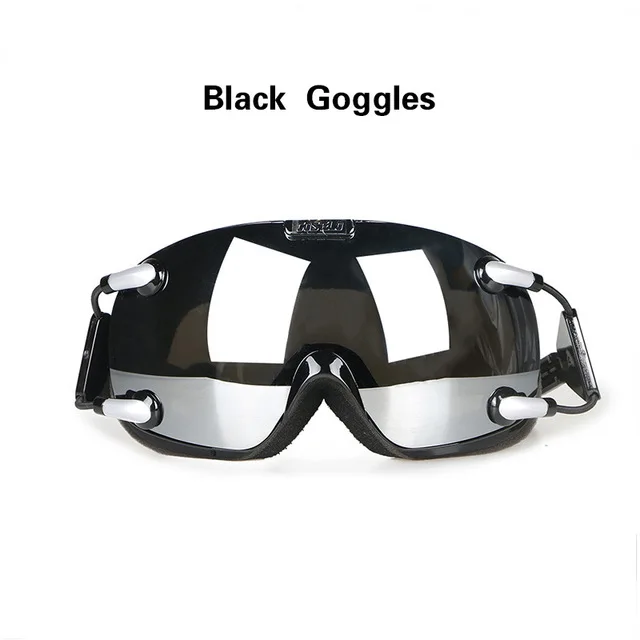 Black lens Новейший Costelo Airwolf скейтборд лыжный сноуборд шлем лыжные очки интегрально-формованные сверхлегкие дышащие лыжный шлем - Цвет: Black lens