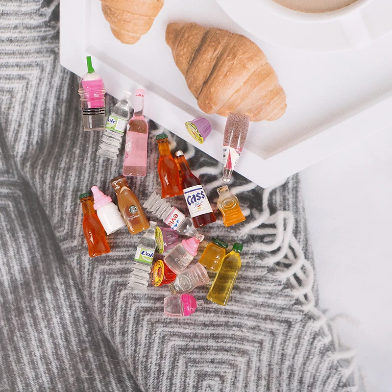 Игрушечный мини-домик для кукол имитация смолы шт./пакет в виде бутылки