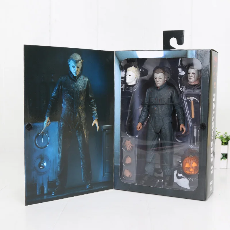 II in box 18 см NECA Хэллоуин конечная Лори строд ПВХ фигурка Коллекционная модель игрушки кукла подарок - Цвет: II in box