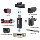 Bluetooth-совместимый 2.1EDR спецификация USB Bluetooth-совместимый автомобильный динамик аудиоадаптер 3,5 мм аудиоприемник Прямая поставка
