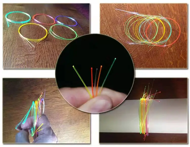 50 см рулон флуоресцентного волокна для прицела Лука и стрелы | Прицеливаемое