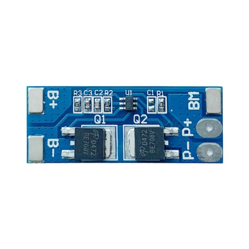 

2S 8A Li-ion 7.4v 18650 BMS PCM 15A Peak Current Battery Protection Board bms Pcm For Li-ion Lipo battery Cell Pack