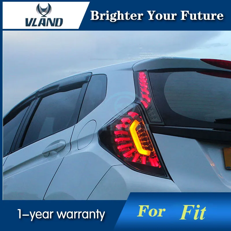 Задсветильник светодиодные фары для Honda Fit 2014 2015 2016 задние ДХО стоп сигнал