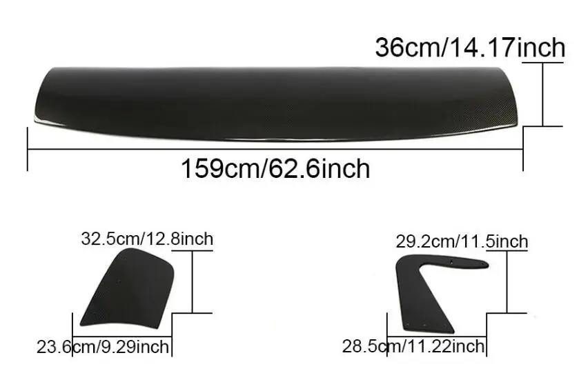 Спойлер для NISSAN GT-R GTR R35 задний фонарь реальное углеродное волокно LB GT большой