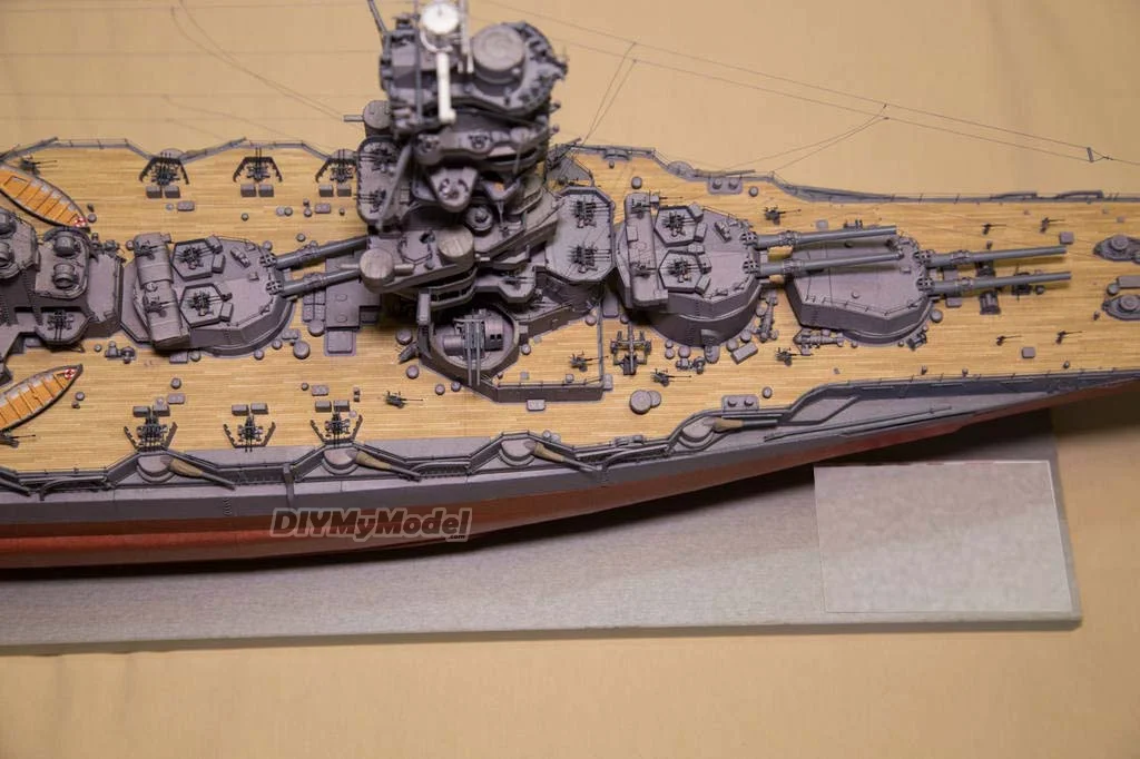 DIYMyModeI-rompecabezas de juguete hecho a mano, modelo de papel de manualidades, clase King Kong fulang battleship-4