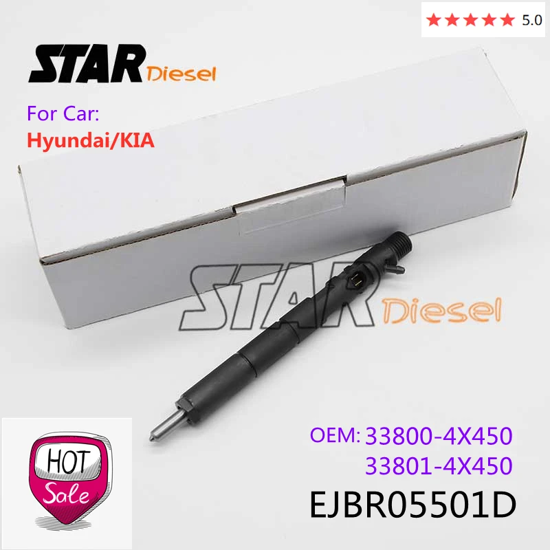 

Автомобильные запчасти для дизельного двигателя STAR Diesel Euro 4 EJBR05501D, инжектор OEM 33800-4X450 33801-4X450 для Hyundai/KIA