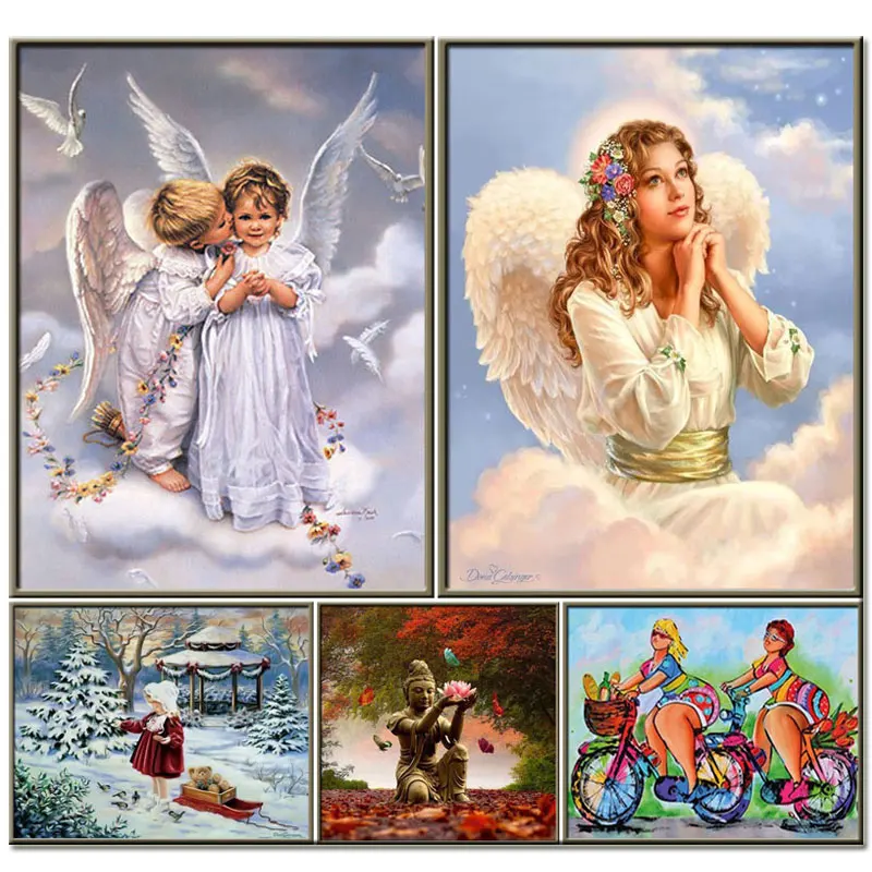 Алмазная вышивка крестиком на рисунке морским рисунком 5D DIY Круглый дрель