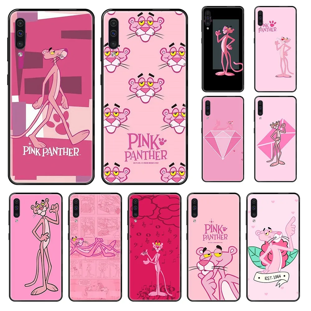 Модный милый розовый леопардовый чехол для влюбленных Samsung Galaxy A 3 5 6 7 8 20 40 50 70 71 E S