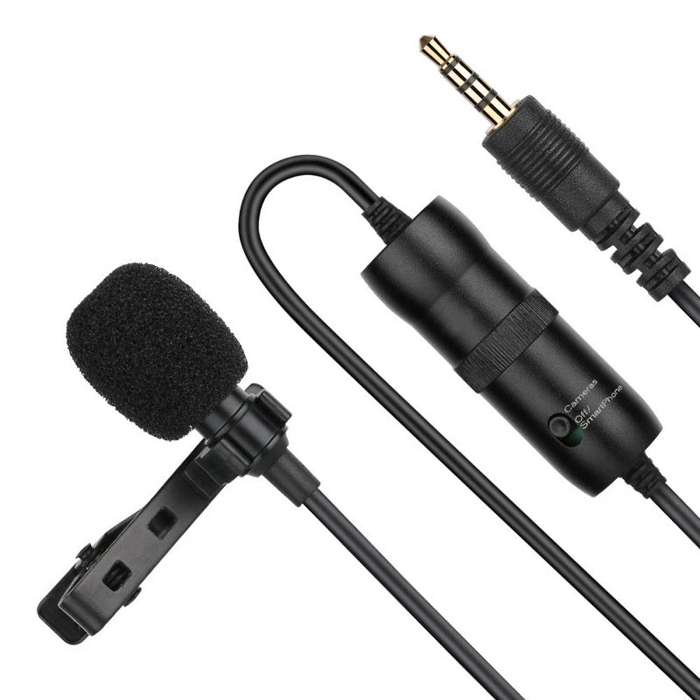Запись Type-C M1 8Pin Mic 6m/1 5 m/3 5mm/8 Pin порт с зажимом микрофон | Электроника