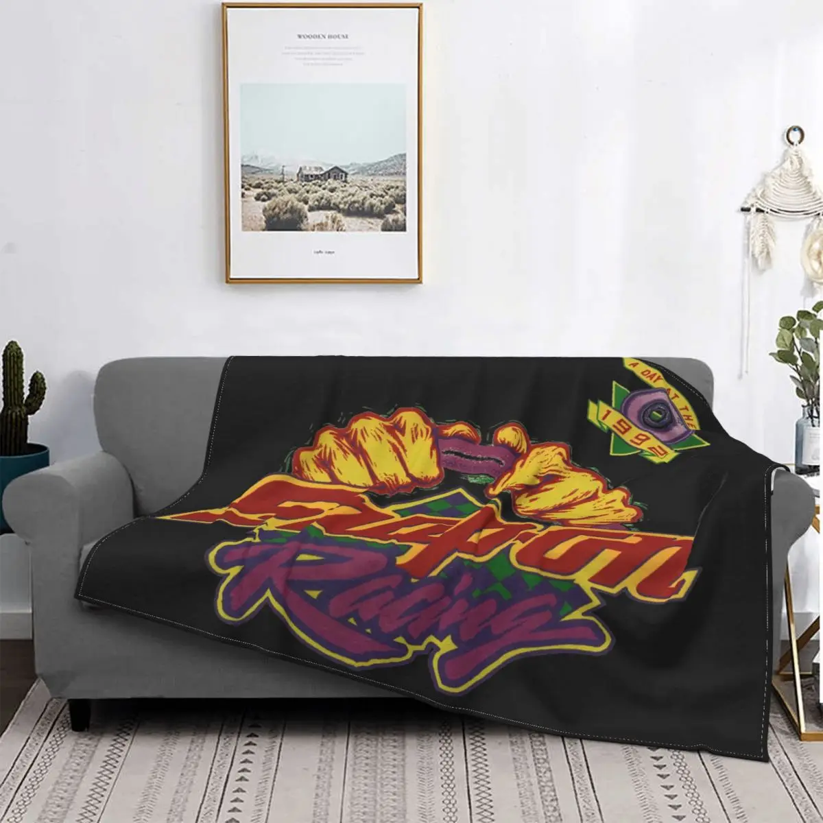 

Snap On Racing 1991-colcha a quadros para cama, manta a quadros, colcha, 220x240